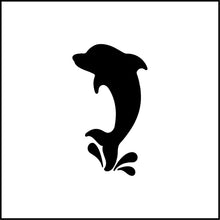 Load image into Gallery viewer, Dolphin Splashing Vinyl Decal