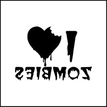 Load image into Gallery viewer, I Love Zombies Vinyl Decal