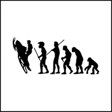 Load image into Gallery viewer, Evolution Man To Snowmobile/ Sled Vinyl Decal