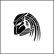Load image into Gallery viewer, Predator Face Vinyl Decal