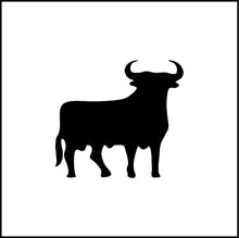 Load image into Gallery viewer, Bull Standing Vinyl Decal