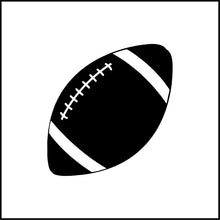 Load image into Gallery viewer, Football Vinyl Decal