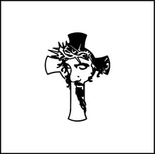 Load image into Gallery viewer, Jesus Christ And Cross Vinyl Decal