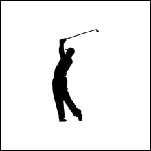 Load image into Gallery viewer, Guy Swinging Golf Club #3 Vinyl Decal