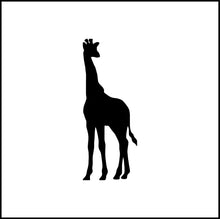 Load image into Gallery viewer, Giraffe Silhouette Vinyl Decal