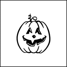 Load image into Gallery viewer, Pumpkin Jack O Latern Vinyl Decal
