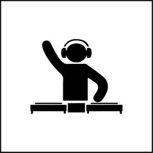 Load image into Gallery viewer, Guy DJ Music Vinyl Decal