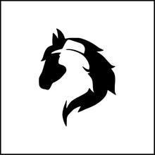 Load image into Gallery viewer, Cowgirl and Horse Silhouette Vinyl Decal
