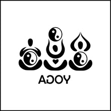 Load image into Gallery viewer, Yoga Symbols Vinyl Decal