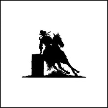 Load image into Gallery viewer, Cowgirl Barrel Racing Rodeo Vinyl Decal