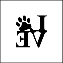 Load image into Gallery viewer, Love for Dogs/Animals Vinyl Decal