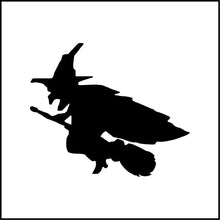 Load image into Gallery viewer, Witch Flying #4 Vinyl Decal