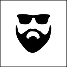 Load image into Gallery viewer, Bearded Man With Sunglasses Vinyl Decal