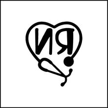 Load image into Gallery viewer, Registered Nurse Vinyl Decal