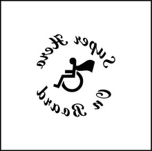 Load image into Gallery viewer, Super Hero On Board Vinyl Decal