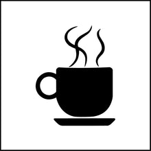 Load image into Gallery viewer, Steaming Mug Coffee Cup Vinyl Decal