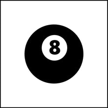 Load image into Gallery viewer, 8 Ball Pool Game Vinyl Decal