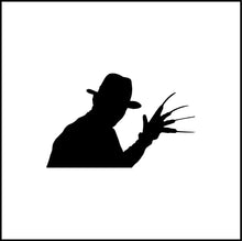 Load image into Gallery viewer, Freddy Krueger Silhouette Vinyl Decal