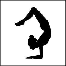 Load image into Gallery viewer, Woman Doing Yoga Vinyl Decal