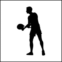 Load image into Gallery viewer, Guy Tennis Player #2 Vinyl Decal