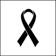 Load image into Gallery viewer, Cancer Ribbon Awareness Vinyl Decal