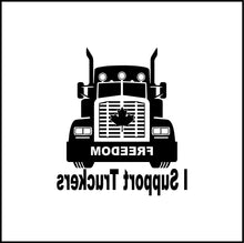 Load image into Gallery viewer, I Support Truckers Vinyl Decal