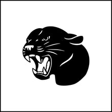Load image into Gallery viewer, Black Panther Head Snarling Vinyl Decal