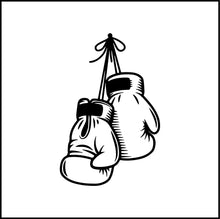 Load image into Gallery viewer, Hanging Boxing Gloves #2 Vinyl Decal