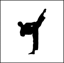 Load image into Gallery viewer, Karate Kickboxing Vinyl Decal