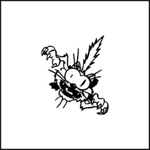 Load image into Gallery viewer, Crazy Cat Vinyl Decal