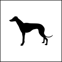 Load image into Gallery viewer, Greyhound Dog Silhouette Vinyl Decal