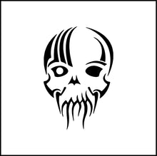 Load image into Gallery viewer, Cyborg Skull Face Vinyl Decal