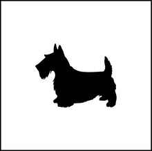 Load image into Gallery viewer, Scotch Terrier Dog Silhouette Vinyl Decal