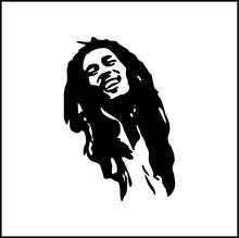 Load image into Gallery viewer, Bob Marley Portrait Vinyl Decal