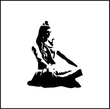 Load image into Gallery viewer, Woman Meditating Praying Vinyl Decal