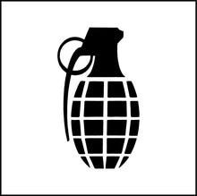Load image into Gallery viewer, Hand Grenade Vinyl Decal