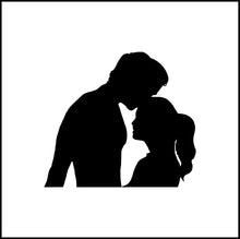 Load image into Gallery viewer, Guy Kissing Girls Forehead Vinyl Decal