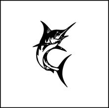 Load image into Gallery viewer, Blue Marlin Fish Vinyl Decal