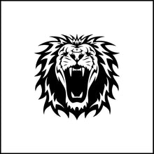 Load image into Gallery viewer, Lion Head Roaring Vinyl Decal