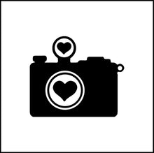 Load image into Gallery viewer, Camera/ Love For Photography Vinyl Decal