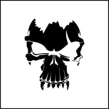 Load image into Gallery viewer, Skull Face #2 Vinyl Decal