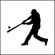 Load image into Gallery viewer, Baseball Player Batting Vinyl Decal