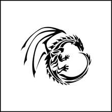 Load image into Gallery viewer, Dragon In A Circle Vinyl Decal