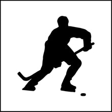 Load image into Gallery viewer, Hockey Player Skating Vinyl Decal