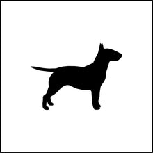 Load image into Gallery viewer, Bull Terrier Dog Silhouette Vinyl Decal