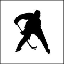 Load image into Gallery viewer, Hockey Player Vinyl Decal