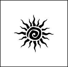 Load image into Gallery viewer, Tribal Sun Vinyl Decal