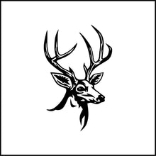 Load image into Gallery viewer, Deer Head Vinyl Decal