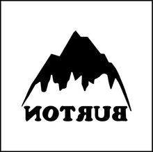 Load image into Gallery viewer, Burton Mountains Vinyl Bumper Decal