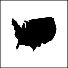 Load image into Gallery viewer, USA Country Outline Vinyl Decal